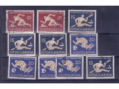 Jugoslawien 1956 Olympische Spiele / o
