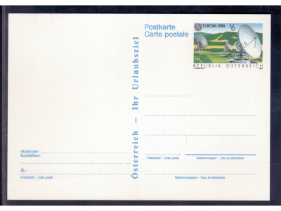 Österreich 1988 Postkarte / **