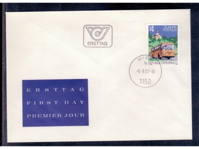 Österreich 1982 Ersttag 75 Jahre Postbusverkehr / o
