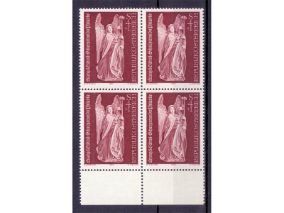 Österreich 1973 Tag der Briefmarke 4er Block  / **