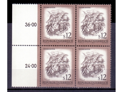 Österreich 1980 Schönes Österreich Kufstein 4er Block / **