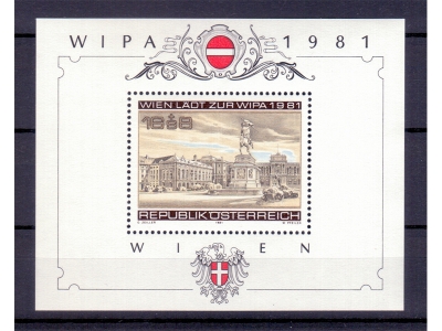Österreich 1981 WIPA Block Nr. 7 / **