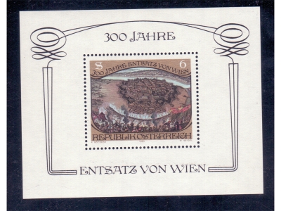 Österreich 1983 Türken-Befreiung Block Nr. 8 / **