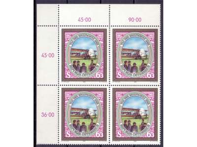 Österreich 1989 Tag der Briefmarke 4er Block / **