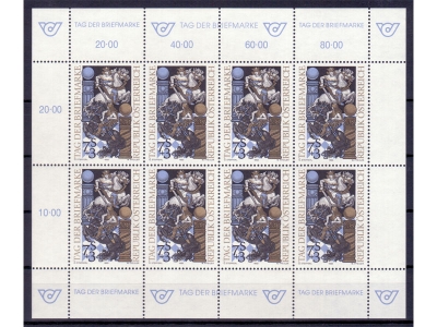 Österreich 1993 Tag der Briefmarke Kleinbogen / **