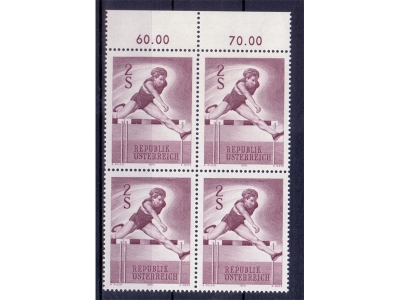 Österreich 1970 Sport 4er Block / **