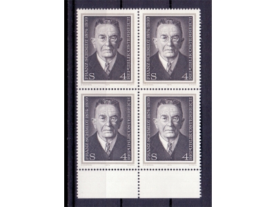 Österreich 1974 Franz Schmidt 4er Block  / **