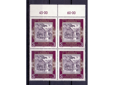 Österreich 1978 700 Jahre Gmunden 4er Block / **