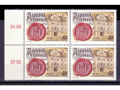 Österreich 1981 St. Veit an der Glan 4er Block / **