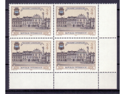 Österreich 1982 900 Jahre Langenlois 4er Block / **