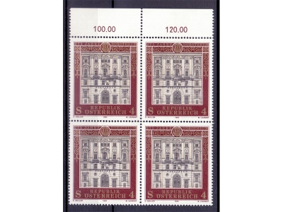 Österreich 1982 275 Jahre Dorotheum 4er Block / **