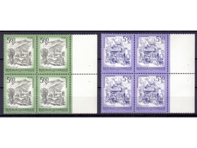 Österreich 1982 Schönes Österreich 4er Block / **