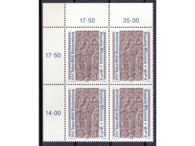 Österreich 1984 900 Jahre Stift Reichersberg 4er Block / **