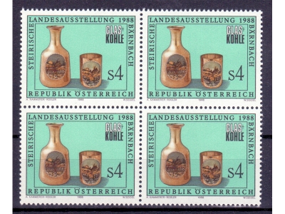 Österreich 1988 Steirische Landesausstellung 4er Block / **