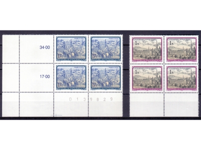 Österreich 1989 Stifte und Klöster 4er Block / **