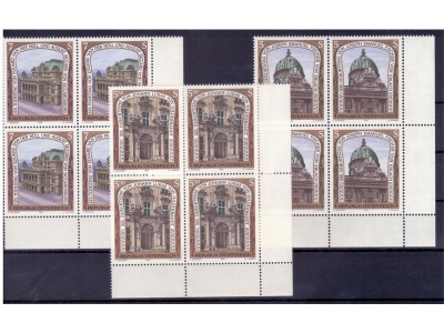 Österreich 1993 Bildende Kunst 4er Block / **