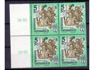 Österreich 1993 Stifte und Klöster 4er Block / **