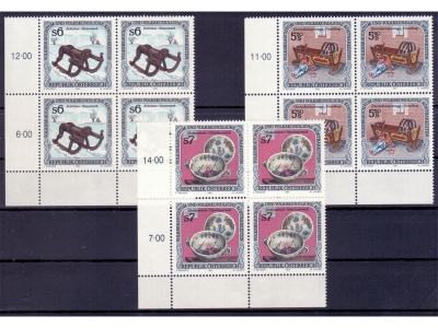 Österreich 1994 Volksbrauchtum 4er Block / **