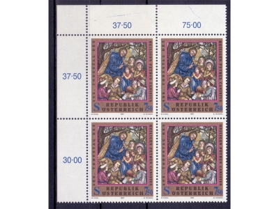 Österreich 1997 Hl. Petrus Canisius 4er Block / **