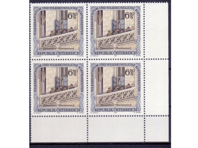 Österreich 1997 Volksbrauchtum 4er Block / **