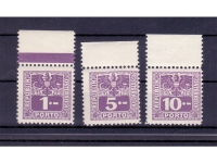 Österreich 1945 Portomarke 1,5,10 Mark / **