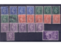 Grossbritanien George VI. verschidene Jahre / o
